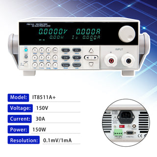 IT8511A+ 150W 150V 30A Programmable Electronic Load Battery Test