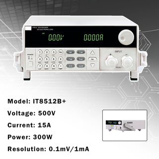 IT8512B+ 300W 500V 15A Programmable Electronic Load Battery Test