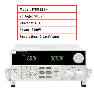 IT8512B+ 300W 500V 15A Programmable Electronic Load Battery Test