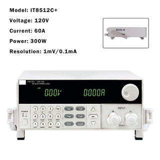 IT8512C+ 300W 120V 60A Programmable Electronic Load Battery Test