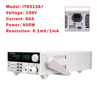 IT8513A+ 400W 150V 60A Programmable Electronic Load Battery Test