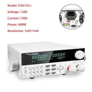 IT8513C+ 600W 120V 120A Programmable Electronic Load Battery Test