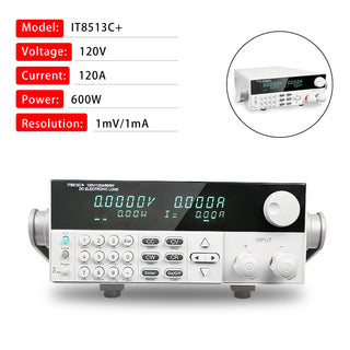 IT8513C+ 600W 120V 120A Programmable Electronic Load Battery Test