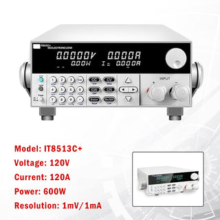 IT8513C+ 600W 120V 120A Programmable Electronic Load Battery Test