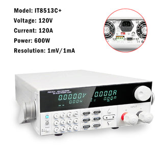 IT8513C+ 600W 120V 120A Programmable Electronic Load Battery Test