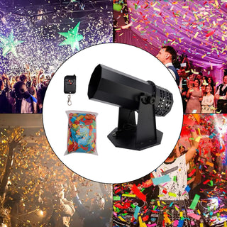 Electric Confetti Machine Confetti Cannon With Remote For DJ Party Stage Show