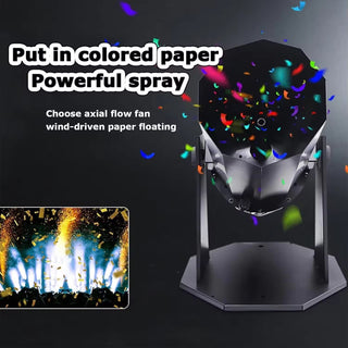 Electric Confetti Machine Confetti Cannon With Remote For DJ Party Stage Show