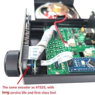 Upgraded ATS-20+ Radio Receiver FM AM (MW & SW) SSB (LSB & USB) With Battery