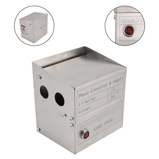 HD 3-5 Hp Static Phase Converter Mill Drill Lathe Saw Single-Three SCM03