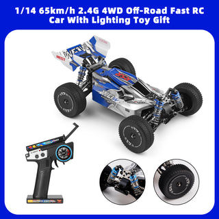 WLtoys 144011 1/14 65km/h 2.4G 4WD Off-Road Fast RC Car With Lighting Toy Gift