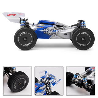 WLtoys 144011 1/14 65km/h 2.4G 4WD Off-Road Fast RC Car With Lighting Toy Gift
