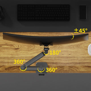 Single Monitor Desk Mount for 17"-32" Screens 2-9kg Load Computer Monitors Stand