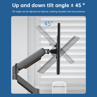 Single Monitor Desk Mount for 17"-32" Screens 2-9kg Load Computer Monitors Stand