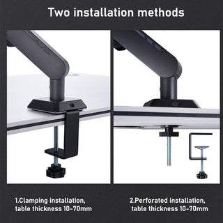 Gaming Monitor Arm 32inch Desktop Computer Monitor Stand RGB Light Monitor Stand