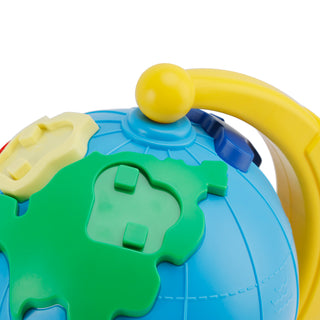 5In1 Interactive Light Up Globe With Sound,Puzzle,Bead Maze And World Map Toy