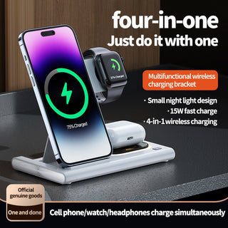 4 in 1 Charger Stand Multiple Devices Wireless Charger iPhone Charging Station