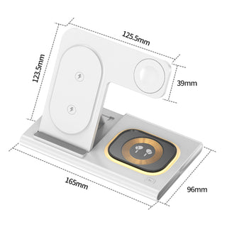 4 in 1 Charger Stand Multiple Devices Wireless Charger iPhone Charging Station