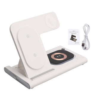 4 in 1 Charger Stand Multiple Devices Wireless Charger iPhone Charging Station