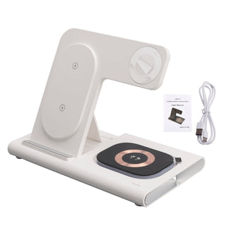 4 in 1 Charger Stand Multiple Devices Wireless Charger iPhone Charging Station