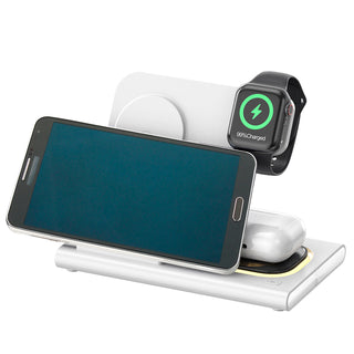 4 in 1 Charger Stand Multiple Devices Wireless Charger Samsung Charging Station