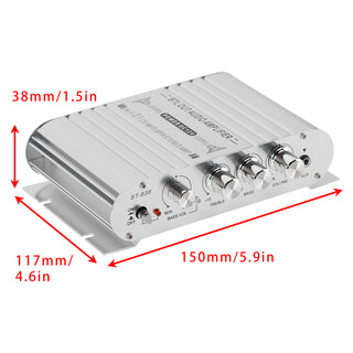 2.1 Bluetooth Stereo Hifi Car Home Car Audio Car Amplifier AMP Sound Speaker EDR