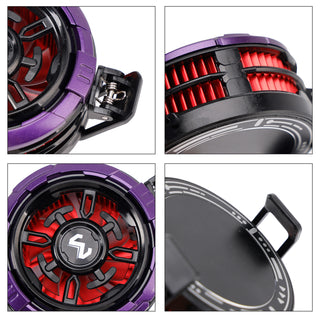 Magnetic Phone Cooling Fan Pad Phone Cooler RGB Light AI Smartphone Temperature