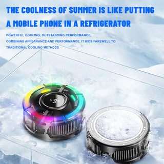 Magnetic Phone Cooler for Gaming Cell iPhone Cooling Fan Portable RGB Cooler