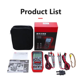 UT17B MAX Digital Multimeter DC/AC Function SwitchingC/V/I/R Measurement