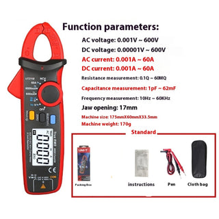 UT211B 60A Mini TRMS Multimeter Digital Clamp Meter AC DC VFC NCV Tester