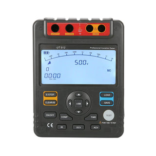 UT512 Insulation Resistance Testers Voltmeter Auto Range 2500V 100GΩ