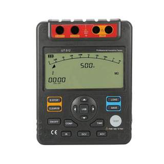UT512 Insulation Resistance Testers Voltmeter Auto Range 2500V 100GΩ