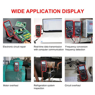 UT61B+ Non-Contact Voltage Tester Ac Dc Voltage Frequency Multimeter