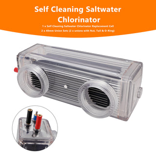 Self Cleaning Salt Water Replacement Cell For Zodiac Clearwater LM2-40