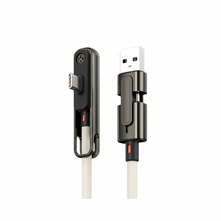 100W Silicone Zinc Alloy 3-in-1 Fast Charging Data Cable Stand for Watching TV Series and Playing Games - a popular charging cable for iPhone/Samsung/Android Phones
