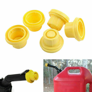 5x Replacement YELLOW SPOUT CAP Top For BLITZ Fuel GAS CAN 900302 900092 900094