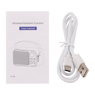 Mini Wireless Bluetooth Speaker 10W Power Home Theater Dual Microphone Speaker