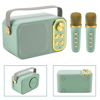 Mini Wireless Bluetooth Speaker 10W Power Home Theater Dual Microphone Speaker