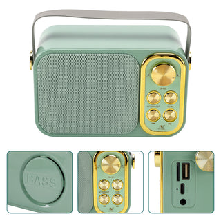 Mini Wireless Bluetooth Speaker 10W Power Home Theater Dual Microphone Speaker