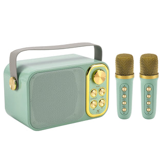 Mini Wireless Bluetooth Speaker 10W Power Home Theater Dual Microphone Speaker