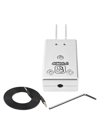 Handheld CW Morse Key Portable Telegraph Key Double Paddle Automatic Key CW Code