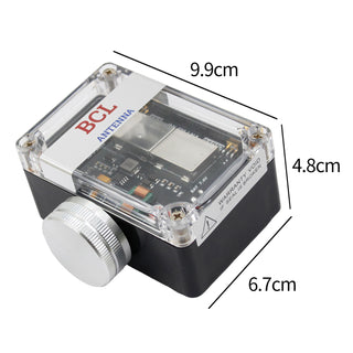 FM Signal Booster Adjustable Gain 88-108MHz with USB-C Rechargeable Battery