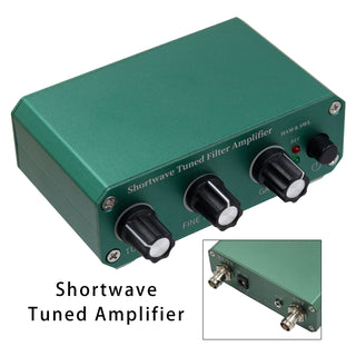 Shortwave Tuned Amplifier 3-30MHz Frequency Coverage Adjustable Gain 0-30dB