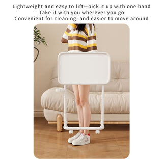 Laptop Desk Foldable Computer Table Liftable Study Home Bedroom Storage Table
