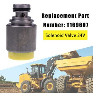 T169607 Solenoid Valve 24V For John Deere 300C 444G 444JR 544P 624J 744H 824K
