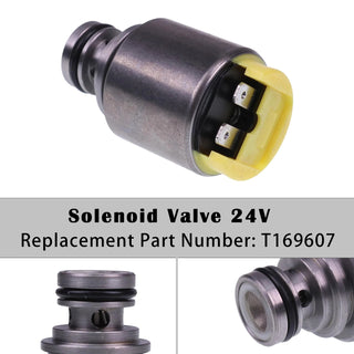T169607 Solenoid Valve 24V For John Deere 300C 444G 444JR 544P 624J 744H 824K
