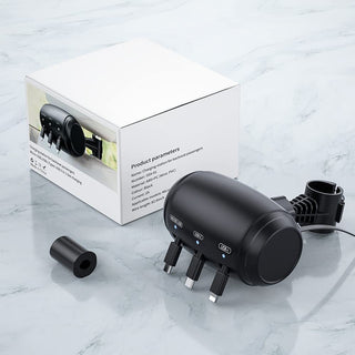3-in-1 Retractable Car Backseat Charging Station Box for iPhone/Samsung/Android