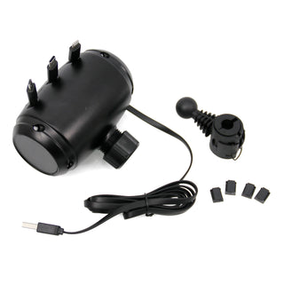 3-in-1 Retractable Car Backseat Charging Station Box for iPhone/Samsung/Android
