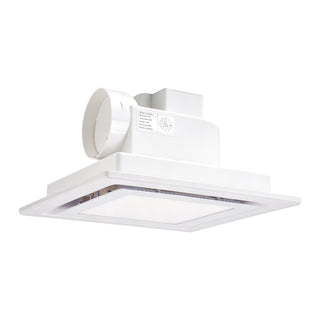 145 CFM 12" Bathroom Exhaust Fan 1.5sones Bath Fan Low Noise with Light