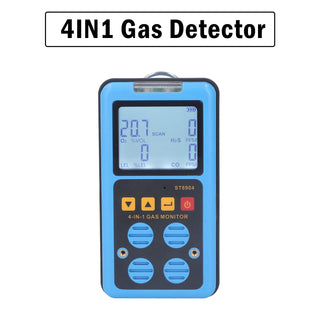 ST8904 4IN1 Gas Detector Professional Multifunctional O2 CO H20 LEL Alarm