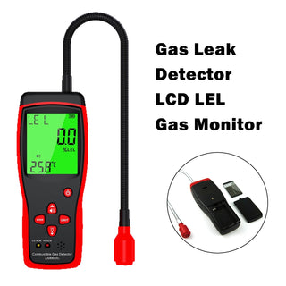 AS8800A Combustible Gas Leak Detector LCD LEL Gas Monitor